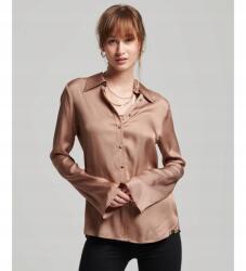 Superdry Barna Szatén Gombos Ing (38) (591622)