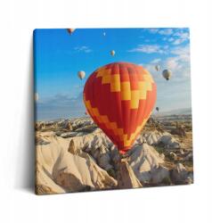 Wallfluent Falikép Canvas Kortárs Nappaliba Repülő Lufi 60x60 cm (010030010270000276826)