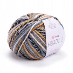 YARNART Heritage Fonal 50g/125m gyapjú melange 331 (HERITAGE 331)