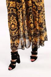  Fracomina Fekete Magassarkú Szandál Cipzáras (36) (386567)