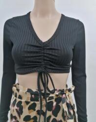 Nasty Gal T3B115*NASTY Gal Fekete Testhezálló Felső 38 M