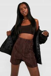 Boohoo Barna magas derekú rövidnadrág (34) (GZZ21972-186)