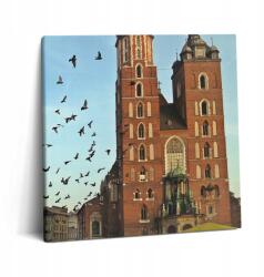 Wallfluent Fotó Vászonkép Canvas Előszobába Dekoratív Galambok A Krakkó városában 60x60 (010030010270000075451)