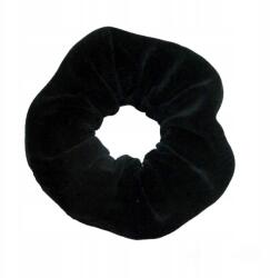  Fekete velúr scrunchie típusú radír (0103-500 SAH)