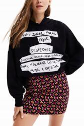 Desigual Fekete Mini Mintás Szoknya (XL) (22WWFW08_2000)