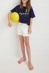 Desigual sötétkék nyomott mintás póló, Size 5-6L, 100% pamut (593169)