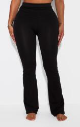 Prettylittlething Leggings Fekete Hosszú Nadrág Magas Derék Harangok Prettylittlething Xs