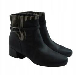  Piccadilly Fekete Bokacsizma Cipzárral (37) (393727)