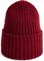 Szaleo Bükk gyapjú sapka női, férfi természetes gyapjú-virgin bordó