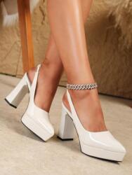 Shein A23118 Shein Magassarkú Cipő Szabad Sarokkal (40) 40 (sx2412238115539381)