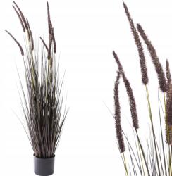 Artpol Mesterséges Dekorációs Növény 120 cm Fű Cserépben Fekete XXL Pampas (132876)
