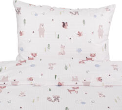 Takoy Pamut ágyneműhuzat kiságyba 135x100 cm erdei állatkák