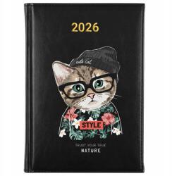 FunnyCase Könyvnaptár 2026 Trust Your True Natue Fekete Ajándék Tervező (Kalendarz Czarny TRUST YOUR TRUE NATUE)