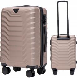 Wings Kis kézipoggyász 4 Keréken Abs-u Kemény tágas bőrönd (PEA01-S-CHAMPAGNE)