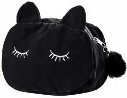  Plüss tolltartó iskolába, kozmetikai táska, macska mintás szervező, puha plüss (5905204483695)