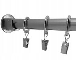 ESTAdeco Üreges Függönykarnis 19 mm Nikkel 120 cm lux (karnisz I 19mm NIKIEL wnękowy 120 cm lux)