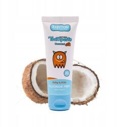 Babyton Natúr fogkrém gyerekeknek kókusz ízesítéssel, fluoridmentes, 6m+, 50 g (BAB06216)