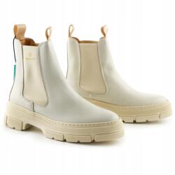 Gant Női cipők Chelsea csizma bőr természetes bőr Gant kényelmes ekrü 41- méret (24551641 G21)