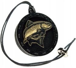  Autóillatosító fa medál Deconet Black Premium Pisztráng