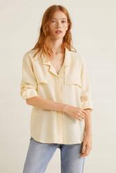MANGO Krémszínű, Bő Szabású Ingt, Size XS (587684)
