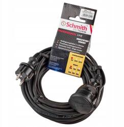 Schmith Gumis Hosszabbító, kábel 3X2, 5MM, 40M, FEKETE (SPPLJ-3-40)