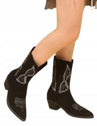 Shein Női Bakancs Fekete Casual Hímzéssel 36 L2L (23423)