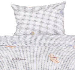 Takoy Pamut ágyneműhuzat kiságyba 135x100 cm mackó szürke alapon