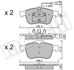 Metelli Fékbetét Alfák 159 05- 22-0703-0/MET