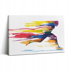 Wallfluent Vászonkép Ökológiai Irodai Színes Futó Illusztráció (010030010150000074818)