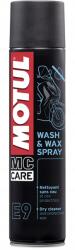 Motul MC Care E9 Wash & Wax Spray Motorkerékpár Tisztításhoz 400 ML