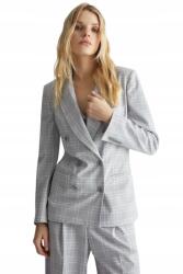 Liu Jo Női blézer Liu Jo szürke kockás klasszikus elegáns It 42 M (MA4352 T4432 N9119)