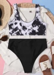 Shein Kétrészes Fürdőruha Print - allegro - 2 180 Ft