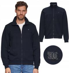 s.Oliver Férfi s. Oliver cipzáras pulóver állógallérral, sötétkék S Regular Fit (10.3.11.14.141.2150162.5978.S)