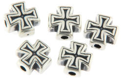  Charm Argint S999 Crucea Ordinul Crucii lui Hristos - 8 x 8 mm - 1 Buc - concepttropic - 28,00 RON