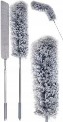 PAKO Mikroszálas porkefe teleszkópos hosszú 2in1 (Szczotka Mikrofibra Do Kurzu Teleskopowa Dług)