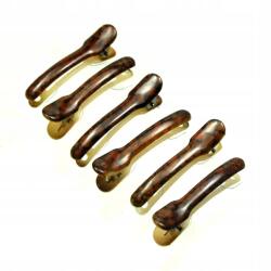  Hajcsat pelikán közepes, barna 6 db (0317-514 SAH)