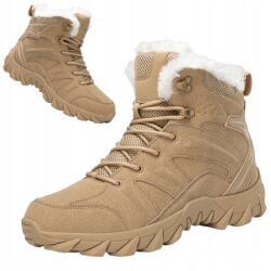  Férfi Téli Bőr Taktikai Vízálló Túrabacsizma 43- Méret (hztzj2025723)