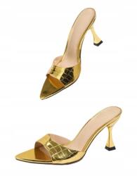 Shein Arany Magassarkú Flip-flop Papucs 40__40 (sx25030707510728509)