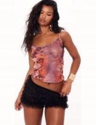 Prettylittlething Mintás Vállpántos Felső (38) (564143)