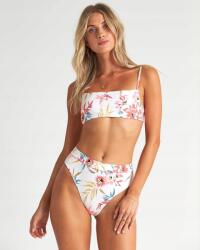 Billabong Ecru Virágos Felső, Size XS, fürdőruha, 87% poliamid, 13% elasztán (469682)