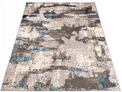 Carpeto Lake Szőnyeg 140x200 Divatos Modern Stílusos l187gb (I187A GRAY/LBLUE)
