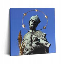 Wallfluent Vászonkép Grafika Előszoba Nepomuki Szent János szobor Prágában (010030010270000075615)