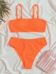 Shein Fürdőruha Kétrészes Narancssárga Neon S/m__s/m