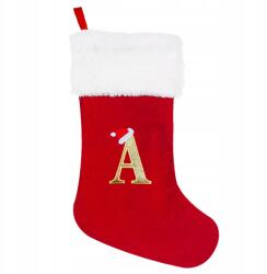 Karácsonyi zokni ajándéktáska 0755 A betű (0755)