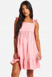 Boohoo EC42213 Boohoo Kismama Trapéz Mini Fodros Ruha (25) L