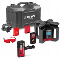 Pro Lézeres rotációs szintező Pro Tyxer R3 Digitális +Detektor +Távirányító +Bőrönd (NIWELATOR ROTACYJNY PRO TYXER R3)