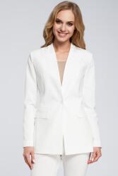 MOE Női Blézer Ágytakaró Elegáns Cipzáras Ekrü S 36