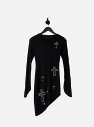 Prettylittlething Fekete Ruha Strasszokkal (30) (564785)