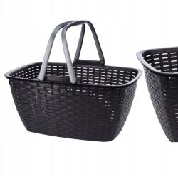 Storage Solutions Kosár Táska tároló bevásárló kosár piknik gomba antracit összecsukható fogantyú (Y54670300)