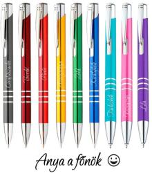 Ajándékgyár Gravírozott golyóstoll Anya a főnök lila (GGT54)